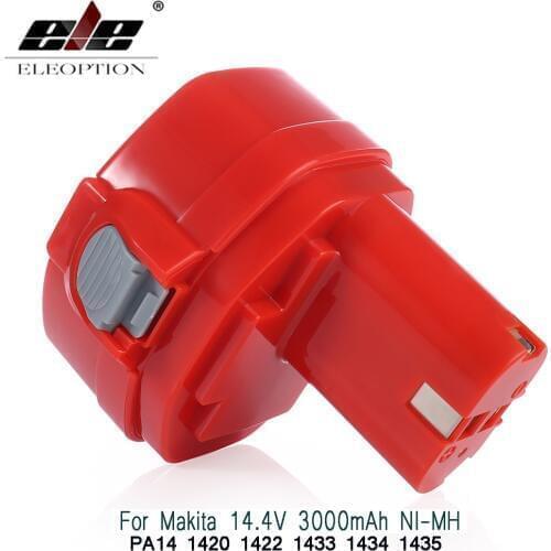 14.4V 3.0Ah NI-MH Power Tool Rechargeable Battery For Makita PA14 1420 1422 1433,1434,1051DWD,193158-3,4033DZ,6228DW,5630DWD