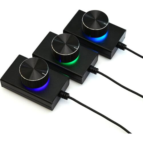USB computer volume regulator adjusting audio volume controller PC speaker controller line controller Aluminum alloy