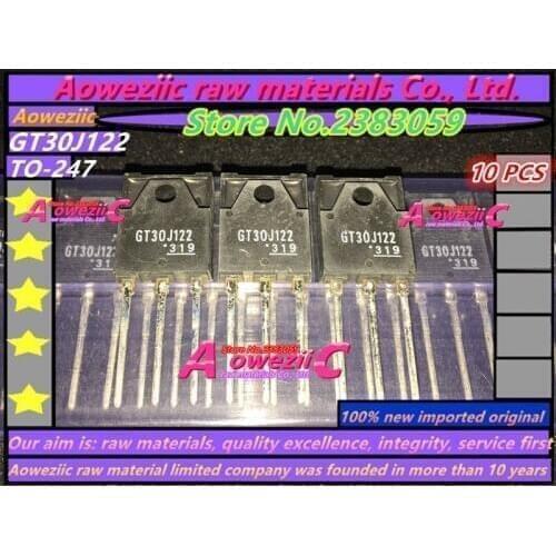 Aoweziic 100%new imported original GT30J122A GT30J122 TO-247 induction furnace IGBT field effect transistor 600V 30A