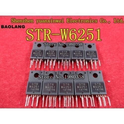 Free shipping 10pcs/lot STR-W6251 STRW6251 STR W6251 TO220F-6 NEW IC