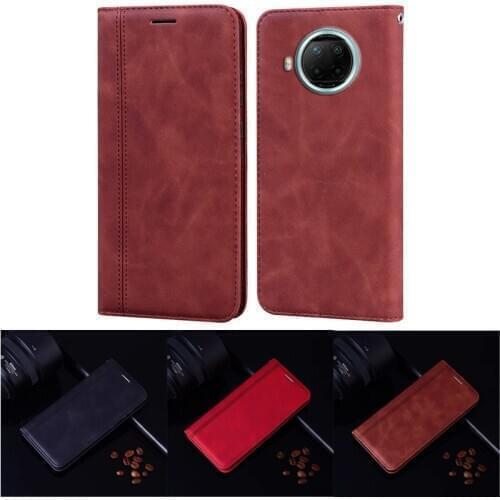 Case For Xiaomi Mi 10T Lite чехол Telefone Leather Flip Stand Cover Wallet Case For Redmi Note 9 Pro 5G Funda Magnetic Protector