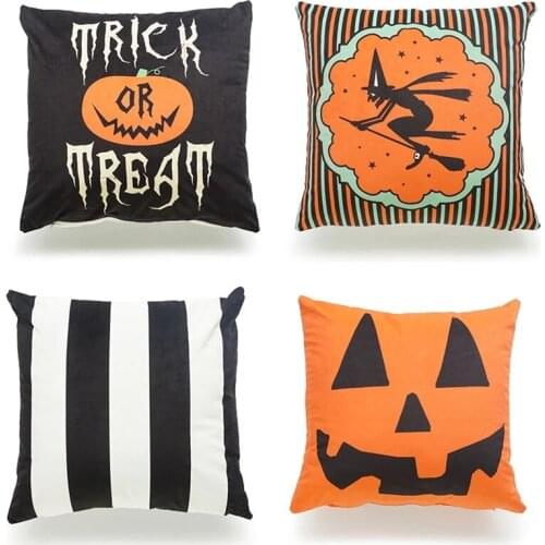 Halloween Black Scary Theme Pillowcase Haunted House Decoration Party Supplies WSJP1