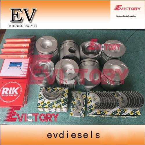 For Mitsubishi Truck engine rebuild kit 8DC10 8DC11 piston+ring cylinder liner full gasket kit bearing kit