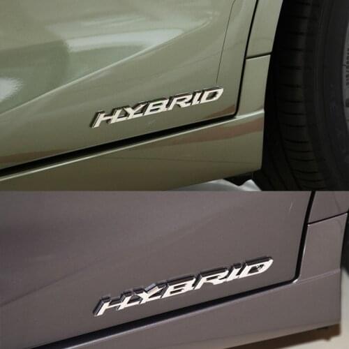 1PCS HYBRID Side Sticker Fender Sticker For Lexus HYBRID LX570 NX200 RX350 RX270 RX300 IS250 IS300 ES300 ES350 Lexus Sticker