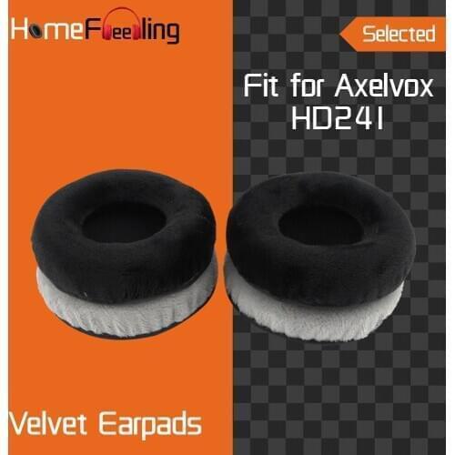 Homefeeling Earpads for Axelvox HD241 Headphones Earpad Cushions Covers Velvet Ear Pad Replacement