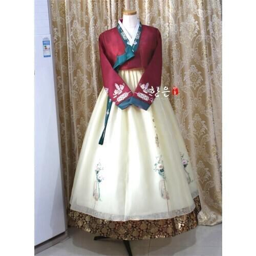 Korea Imported Fabric / New Improved Hanbok / Stage Hanbok / Fine Hanbok