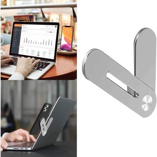 Phone Magnetic Sheets fixed Laptop Monitor Mount Aluminum Alloy Mobile Phone Support Bracket Stand Holder desktop PC monitor