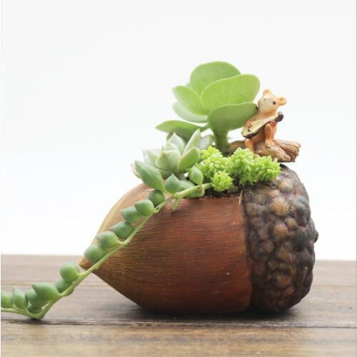 Creative Micro Landscape Flower Pot Succulent Plants Gardening Landscape Personality DIY Shape Planter Garden Nordic Home Decor