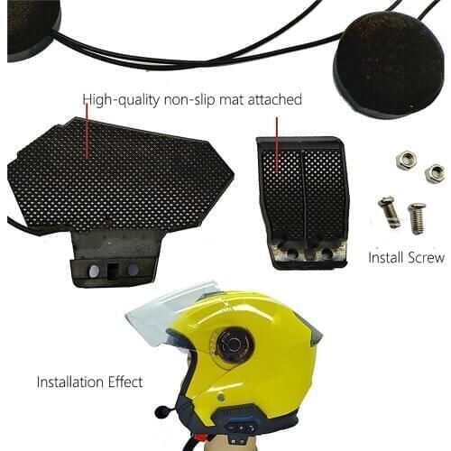 Motorbike Helmet Bluetooth 4.0 Headset Motorcycle Intercom Headphone Earbuds Handsfree With Microphone