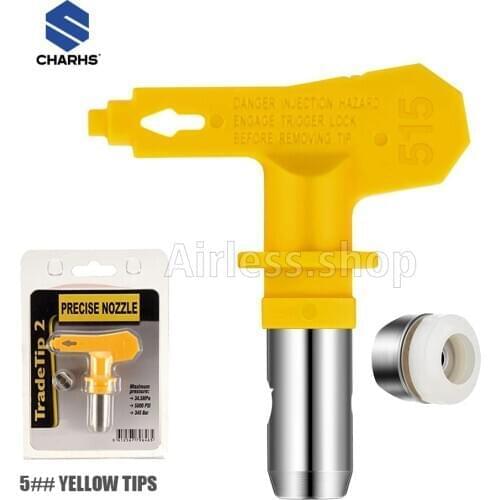 5 series Airless sprayer Tips All model 509---535 yellow nozzle Airless Paint Spray Gun / Airless Sprayer Spraying Machine Parts