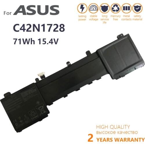 Genuine C42N1728 Laptop Battery For Asus ZenBook Pro UX550GE-E2019T,BN005R UX580GD-BN060T,BN085T U5500 UX550GD UX580GE batteria