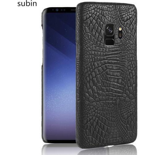 Leather Crocodile Pattern New arrival for Samsung Galaxy S9 Case Retro Luxury Crocodile Skin Cover Phone Case 5.8"