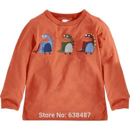 Baby Boys Clothes Dinosaur Bebe Kids t Shirts Spring Autumn 100% Cotton Tops Boys Blouses Undershirt Kids Cartoon Tees New 2020