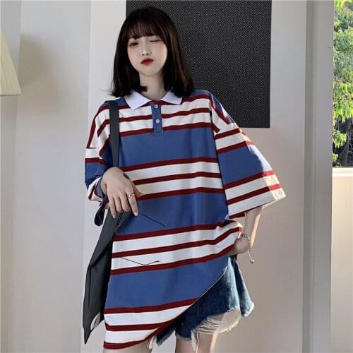 ONMIN Womens Striped T-shirts
