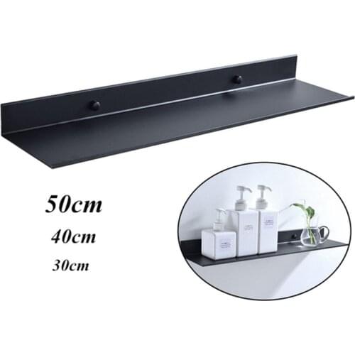 30-50cm Bathroom Shelves Organizer Aluminum Bathroom Shelf Kitchen Shelf Wall Shelf Shower Storage Rack Organizer Accessories