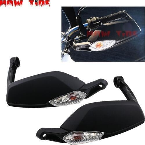 For DUCATI Hypermotard 820/ Hyperstrada 821 2013 2014 2015 Right Brake Side Left Clutch Side HandGuard Handlebar with Light