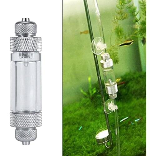 CO2 Bubble Counter Check Valve Aquarium CO2 Accessories CO2 Regulator Diffuser CO2 System Kit Single Double Head DIY CO2 Tool Ac