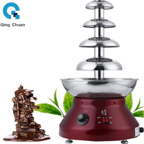 Five Story Chocolate Fountain Automatic Home Spray Tower Commercial Wedding Banquet Hall Party Waterfall Machine