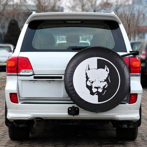 Heavy-Duty PVC Leather Spare Wheel Tire Cover Case Pouch Protector Bag For Skoda Yeti Hummer H3 HX Suzuki Jimny Grand Vitara