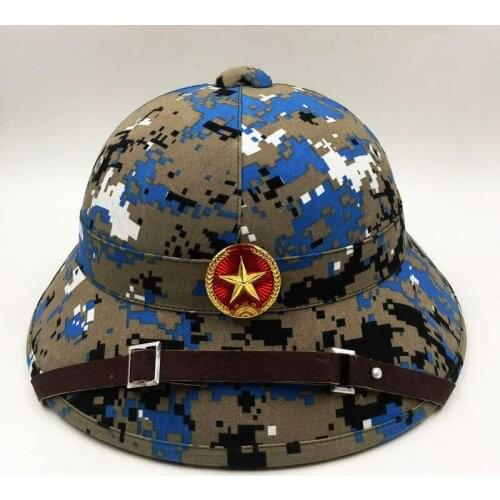 VIETNAM ARMY COMBAT HELMET CAMOUFLAGE HAT SOLDIER JUNGLE EXPLORER CAP World military Store