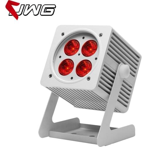 Waterproof Wireless Dj Bar 4pcs 18W RGBWA+UV 6in1 Stage Battery Uplights Led Par Lights 2pcs/lot