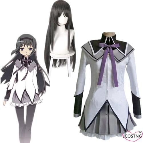 Anime Cosplay Costume Cosplay Dresses Wig Puella Magi Magica Costumes Woman Full Suit Hallowen Party Cosplay Costume
