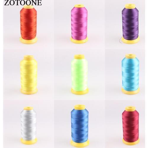 ZOTOONE 40S/2 Craft Machine Sewing Thread Waxed Thread Leather Thread Spool for Sewing Machine Apparel Fabric Threads for Shirt