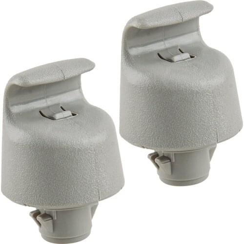 1 Pair Sun Visor Retainers Clips Hooks 96409-1MA0A Fit for Infiniti QX56 QX60 JX35 Renault Koleos HC Nissan Armada Rogue X-Trail