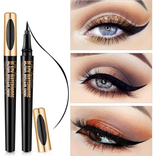 1 Pcs Waterproof Liquid Eyeliner Fast Dry Sweat Proof Smudgeproof Eyeliner Pen MA