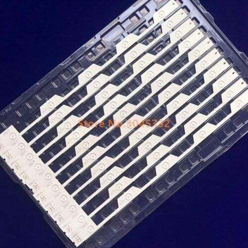 10Pcs LED Backlight strip 5 lamps For TCL B55A558U B55A858U 55UB6406 led strip 4C-LB5505-HR3 55HR330M05A1 V0