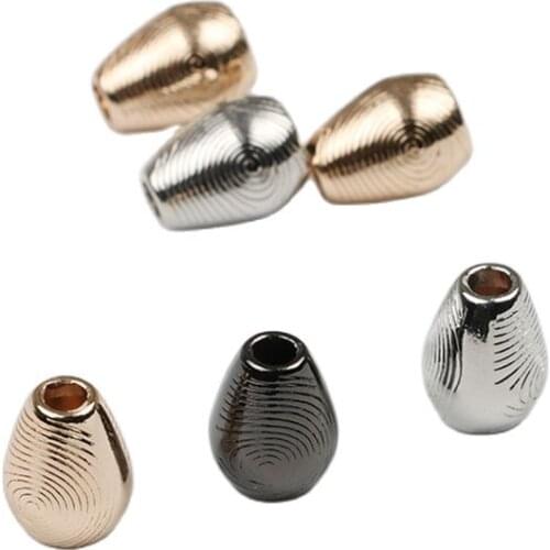 13mm Funnel Shape Round Pattern Lock Cord Stopper Rope Ends Lid Drawstring Toggles Clip Clothes Apparel Shoelace Accessories