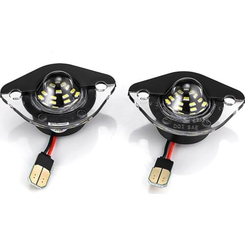 2PCS FOR 1994-2004 Ford Mustang White SMD LED License Plate Light Lamp
