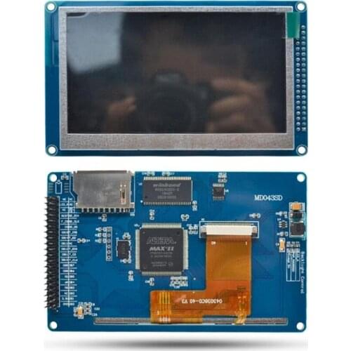 4.3 inch 40PIN 16M MD043SD TFT LCD Screen with Adapter Board (No Touch) XPT2046 Touch IC 480*272