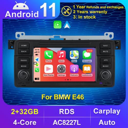 4G LTE Android 10 Car Radio GPS Navigation 2din Autoradio WIFI BT Multimedia Player for BMW 3 Series E46 M3 318/320/325/330/335
