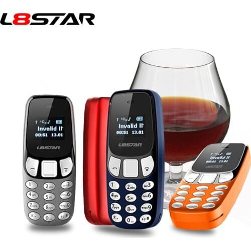 5pcs/lot L8star Mini Phones Wholesale price for BM10 BM90 BM30 Bluetooth earphone Bluetooth dial phone with SIM Card cellphone