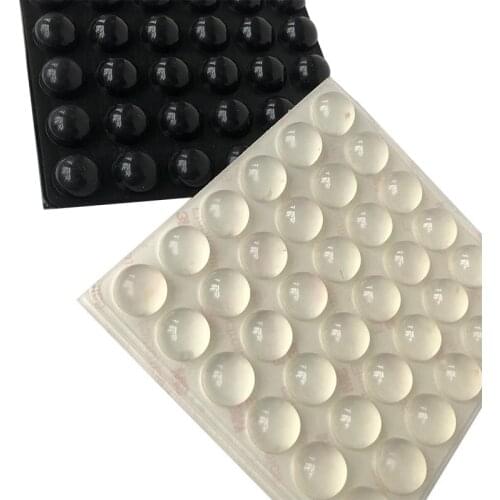 8pcs 3M Silica Gel Speaker Amplifier Shock Absorber Feet Pad Vibration Rubber Anti-shock Self-adhesive Anti-collision Rubber