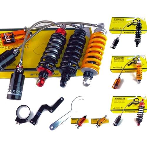 Motorcycle 235/265/285MM Adjustable Spring Air Nitro Rear Shock Absorber For Yamaha Honda Grom MSX125 SF M3 Sport bike Dirt bike