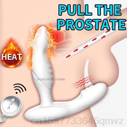 Anal Vibrator Adult Gay Products Sex Toys Shop Masturbators for Men Women Soft Silicone Prostate Massager Male Butt Plug Erotic