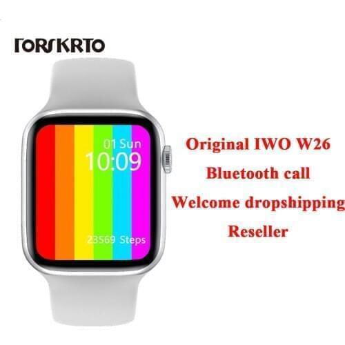Smartwatch IWO W26 PK IWO 12 Pro IWO 13 Smart Watch Men Women 1.75 Inch IP68 Waterproof Body Temperature Bluetooth Call ECG
