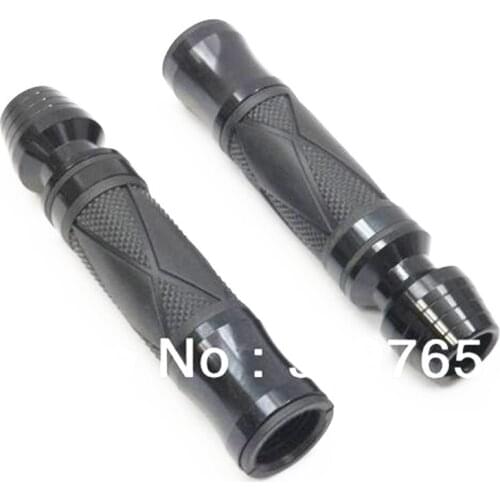 Black Aluminum Handle Bars Hand Grip 7/8" 22mm Bar Ends for Honda CBR Suzuki GSX-R Harley R1 R6 ZX 6R Atv Go kart