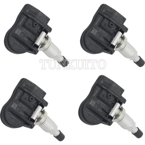 52933D9100 4 PCS Tire Pressure Sensor 433MHz for HYUNDAI ELANTRA HYUNDAI KONA HYUNDAI SANTA FE KIA CADENZA Kia Optima [JF]