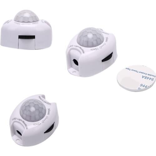 Motion Sensor DC 5V 12V Light Switch Movement Detector Activated Timer Automatic PIR Motion Sensor LED Strip Light Module Tape