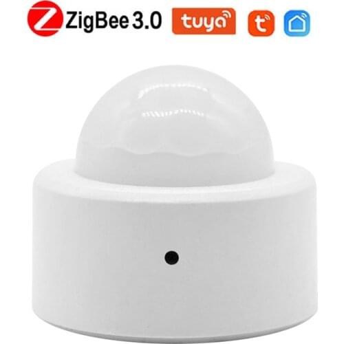 1Pcs Tuya Smart Home Zigbee 3.0 Human Body Motion Sensor Wireless Mini Body Movement PIR Sensor Compatible With Gateway