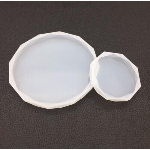 Diamond Shaped Table Mould DIY Silicone Crystal Epoxy Silicone Candle Holder Craft Gypsum Aromatherapy Decoration Mould