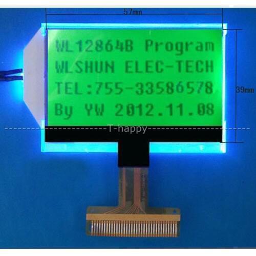12864B Dots Matrix Graphic LCD Display Screen FOR Mega328 12864 LCD FOR T3 T4 ESR METER Transistor Tester