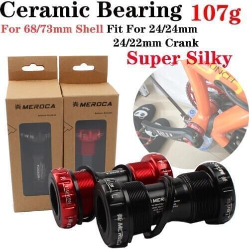 Ceramic bearing BSA 68 / 73mm 24 / 24mm 24mm / 22mm mountain bike road bike bearing BB bottom bracket bicycle accessories