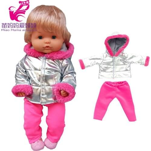 Outwear set For 40cm Nenuco doll clothes Ropa y su Hermanita winter jacket pants