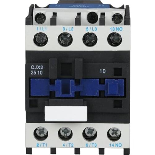 AC Contactor CJX2-2510 25A switches LC1 AC contactor voltage 380V 220V 110V 48V 36V 24V 12V Use with float switch