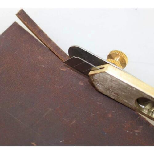 Copper Trimming Knife with Blade Leather Tools Herramientas Para Cuero Diy Incision Craft Knife Leather Cutting Knife
