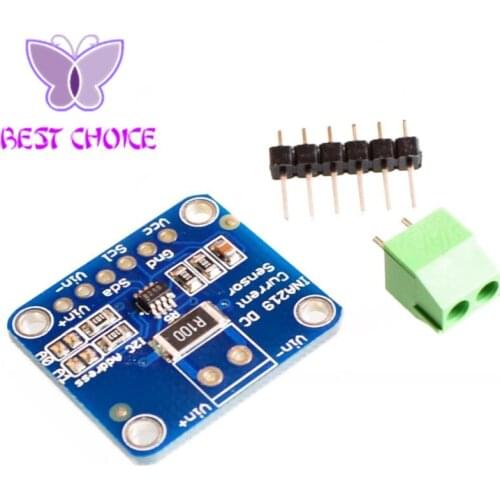 10PCS Zero drift CJMCU - 219 INA219 I2C interface Bi-directional current/power monitoring sensor module